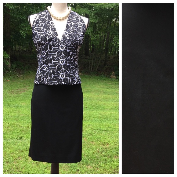 J. CREW Black Wool Pencil Skirt - 10 - Picture 2 of 5